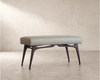 Sculptural ICO Bench Series 36 in Espresso Walnut