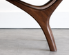 Crescent Bench Series 48 in Dark Walnut