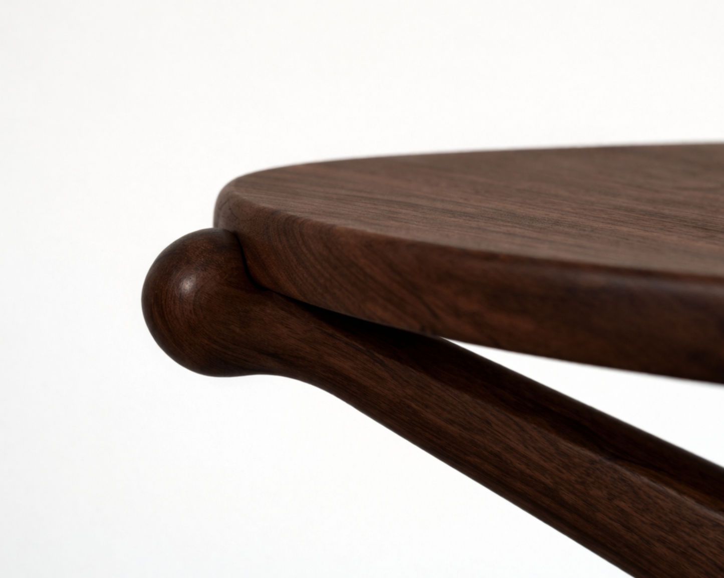 Gazelle End Table in Natural Walnut Petite
