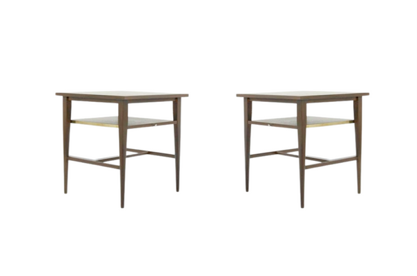 Paul McCobb Mahogany End Tables, Calvin Group, circa 1950s