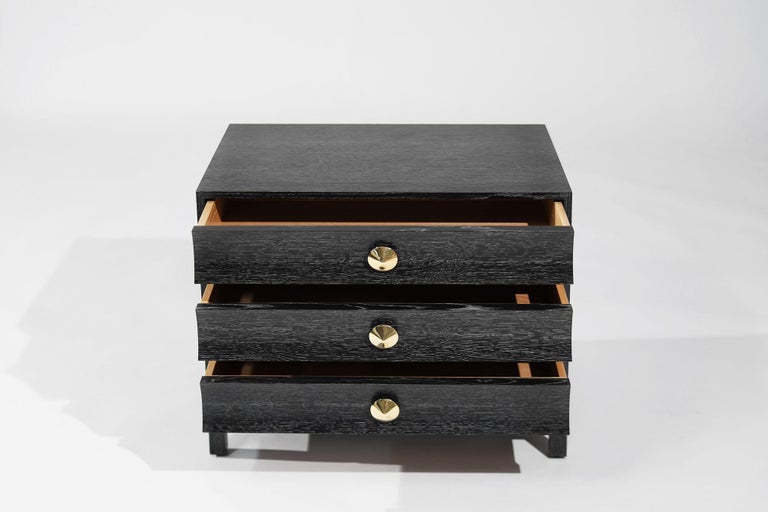 Stacked Nightstands in Black Ceruse