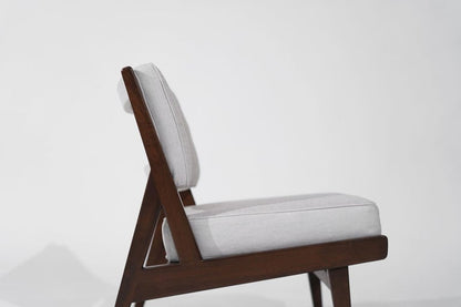 Rare Slipper Chairs by Jens Risom for Risom, Inc. C. 1950s