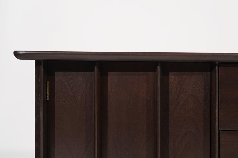 Eloquence Credenza in Dark Walnut by Kent Coffey, circa 1950s