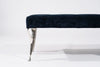 Mid Century Italian Bench in Chenille, C. 1950s