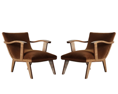Scandinavian Modern Teak Lounge Chairs, Denmark, C. 1960s