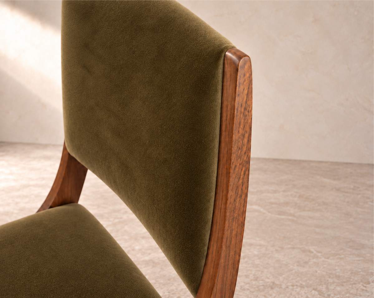 Parisiano Dining Chair in Natural Walnut
