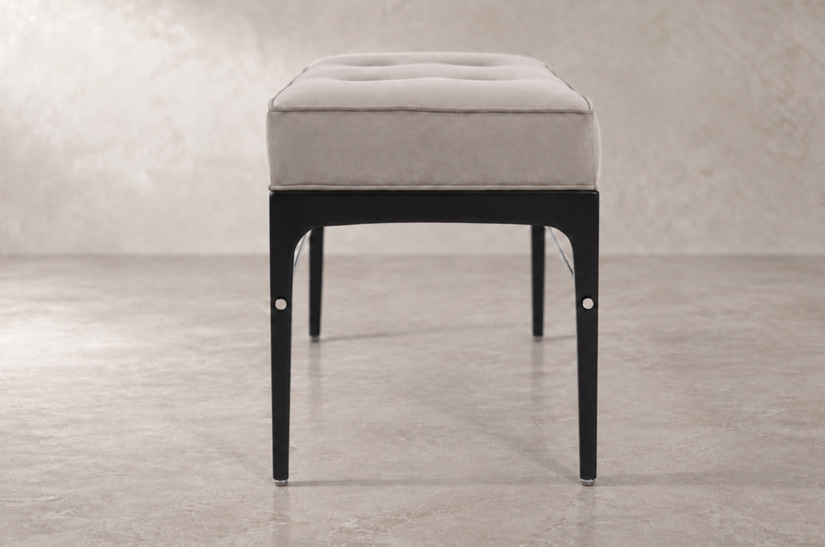 Ebonized Linear Bench — Floor Sample | Ready to Ship