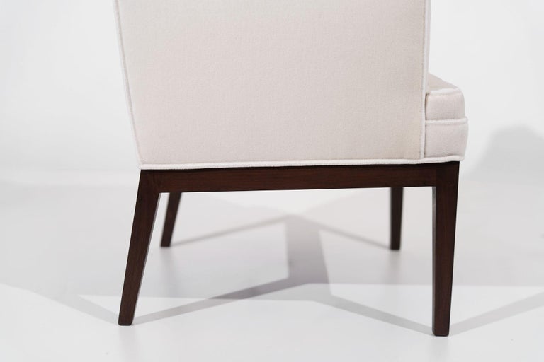 Set of Club Chairs in Mohair by Jens Risom, C. 1960's