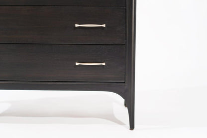 Kent Coffey Perspecta Collection Walnut and Rosewood Chest of Drawers, C. 1950s