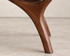 Crescent Bench Series 72 in Special Walnut