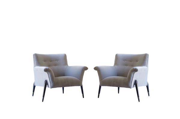 Spider Leg Lounge Chairs, Ico Parisi Style, C. 1960s