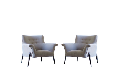 Spider Leg Lounge Chairs, Ico Parisi Style, C. 1960s