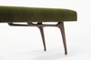 Sculptural ICO Bench Series 72 in Dark Walnut