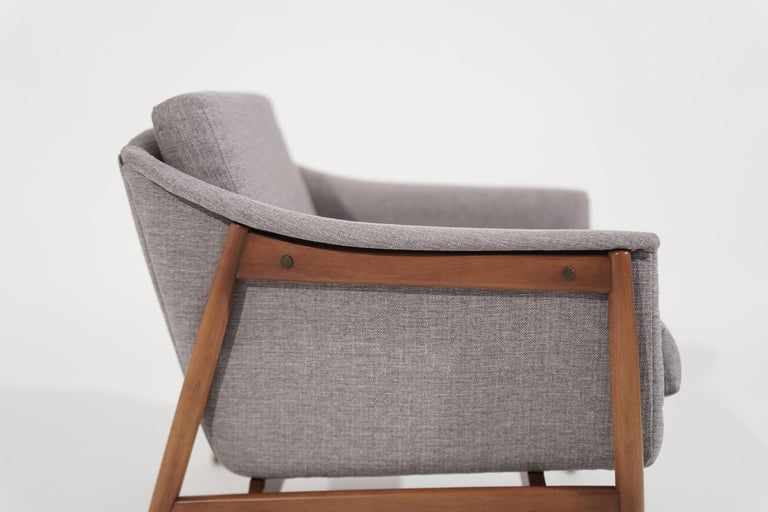 Set of Teak Lounge Chairs by Folke Ohlsson for Dux, Sweden, circa 1950s