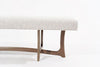 Forma Bench in Natural Walnut