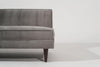 Edward Wormley for Dunbar Loveseat in Grey Velvet, circa 1950s
