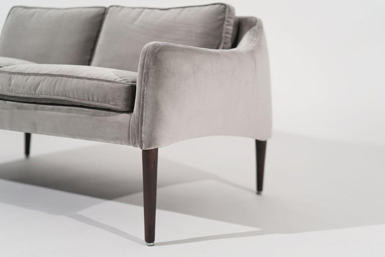 Organic Loveseat on Rosewood Legs by Hans Olsen, Denmark, C. 1960s