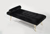 Crescent Daybed in Polished Brass