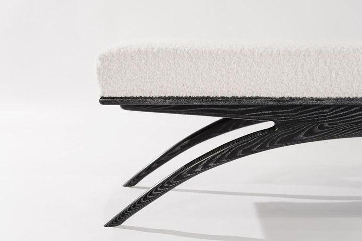 Convex Bench Series 60 in Black Ceruse | Bespoke MCM Seating – Stamford ...