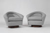 Set of Swivel Tilt Lounge Chairs by Adrian Pearsall, C. 1950s