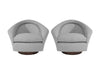 Set of Swivel Tilt Lounge Chairs by Adrian Pearsall, C. 1950s