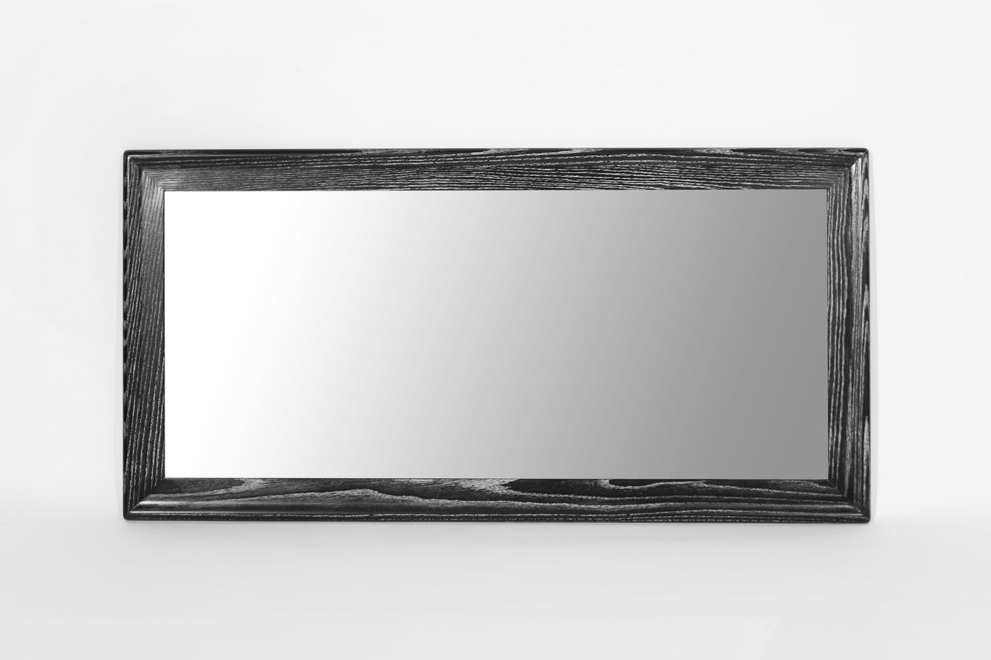 Modernist Limed Oak Rectangular Mirror, Circa 1960s
