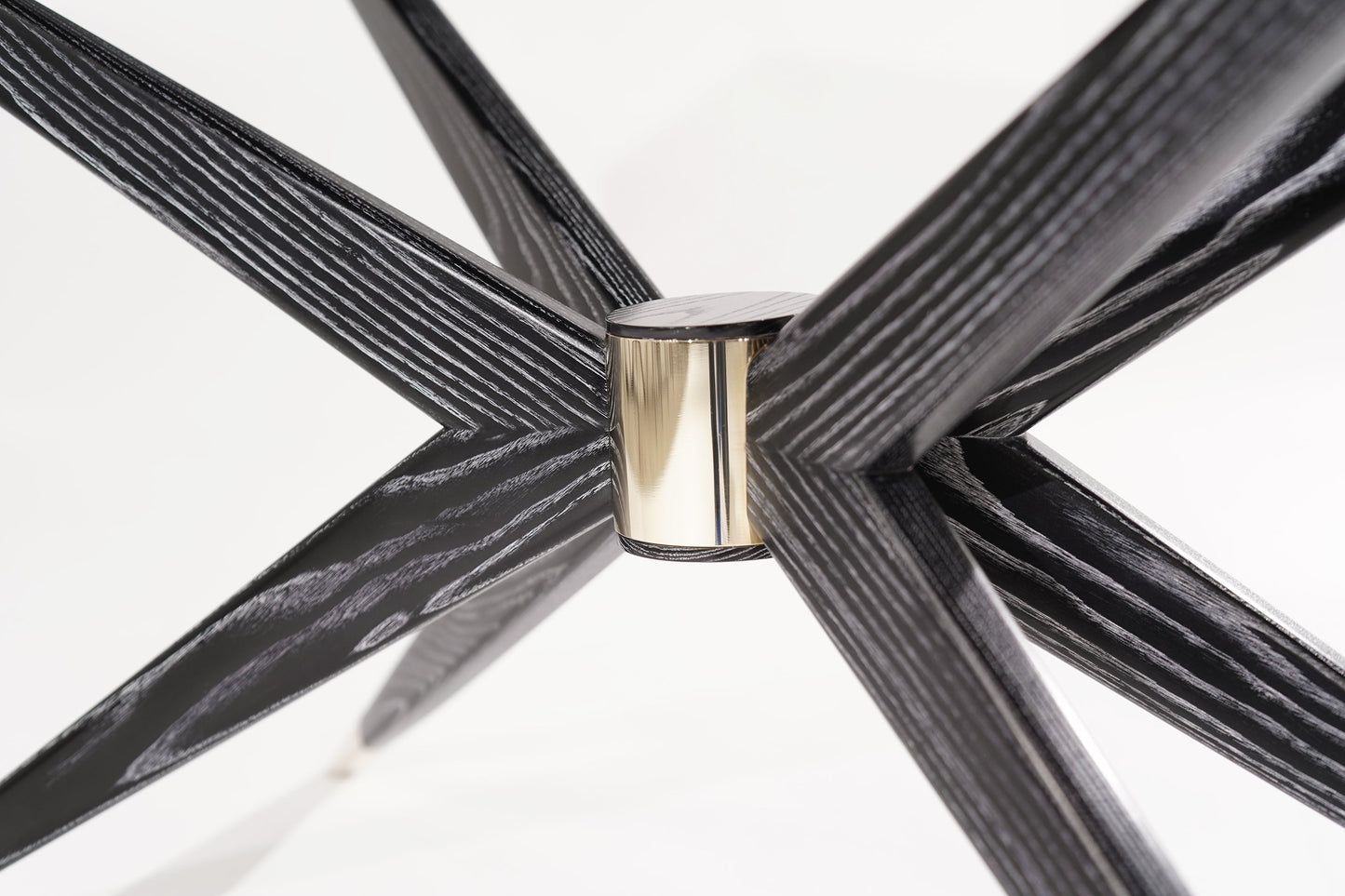 Sputnik Console Table in Black Ceruse