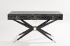 Sputnik Console Table in Black Ceruse