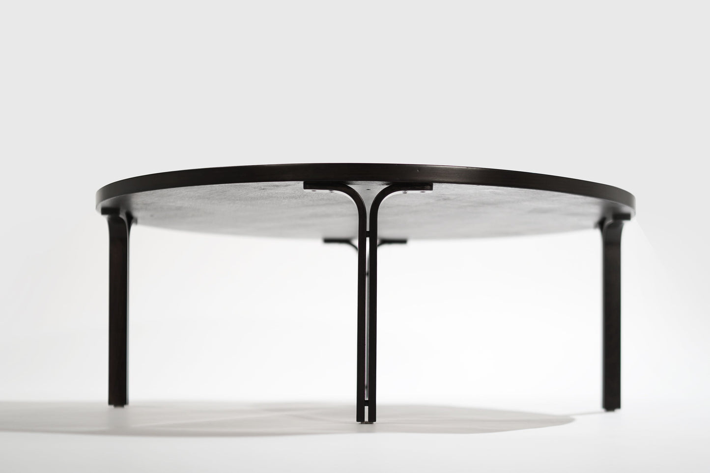 Modernist Walnut Coffee Table in Ebony