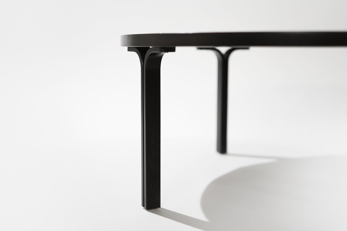 Modernist Walnut Coffee Table in Ebony