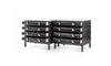 Stacked Nightstands in Black Ceruse