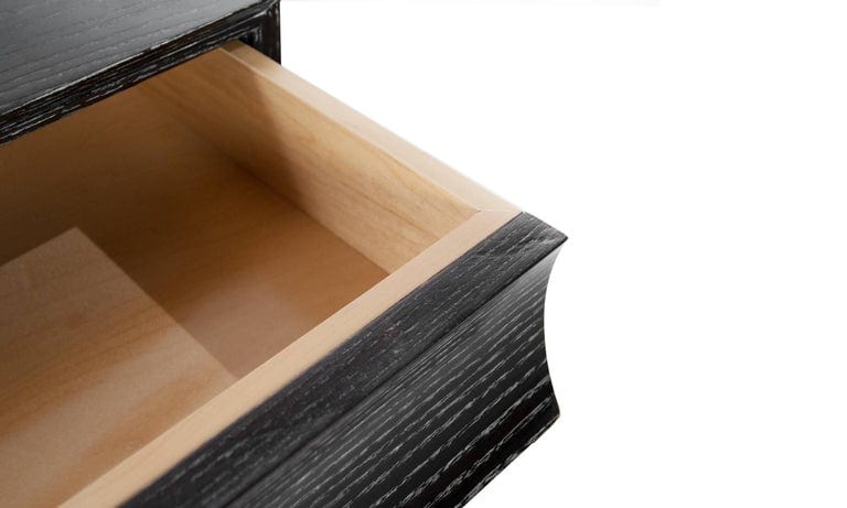 Stacked Nightstands in Black Ceruse