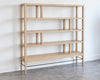 Linear Bookcase in White Oak