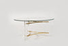 Lucite and Brass Coffee Table by Charles Hollis-Jones, C. 1970s