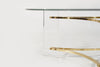 Lucite and Brass Coffee Table by Charles Hollis-Jones, C. 1970s