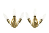 Italian Brass Sconces, 1950s