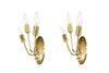 Italian Brass Sconces, 1950s