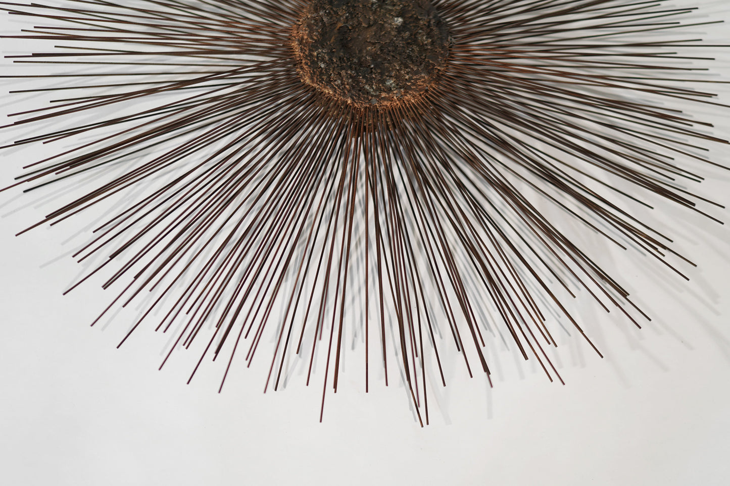 Industrial Metal Alloys Sunburst Wall Sculpture, C. 1970s