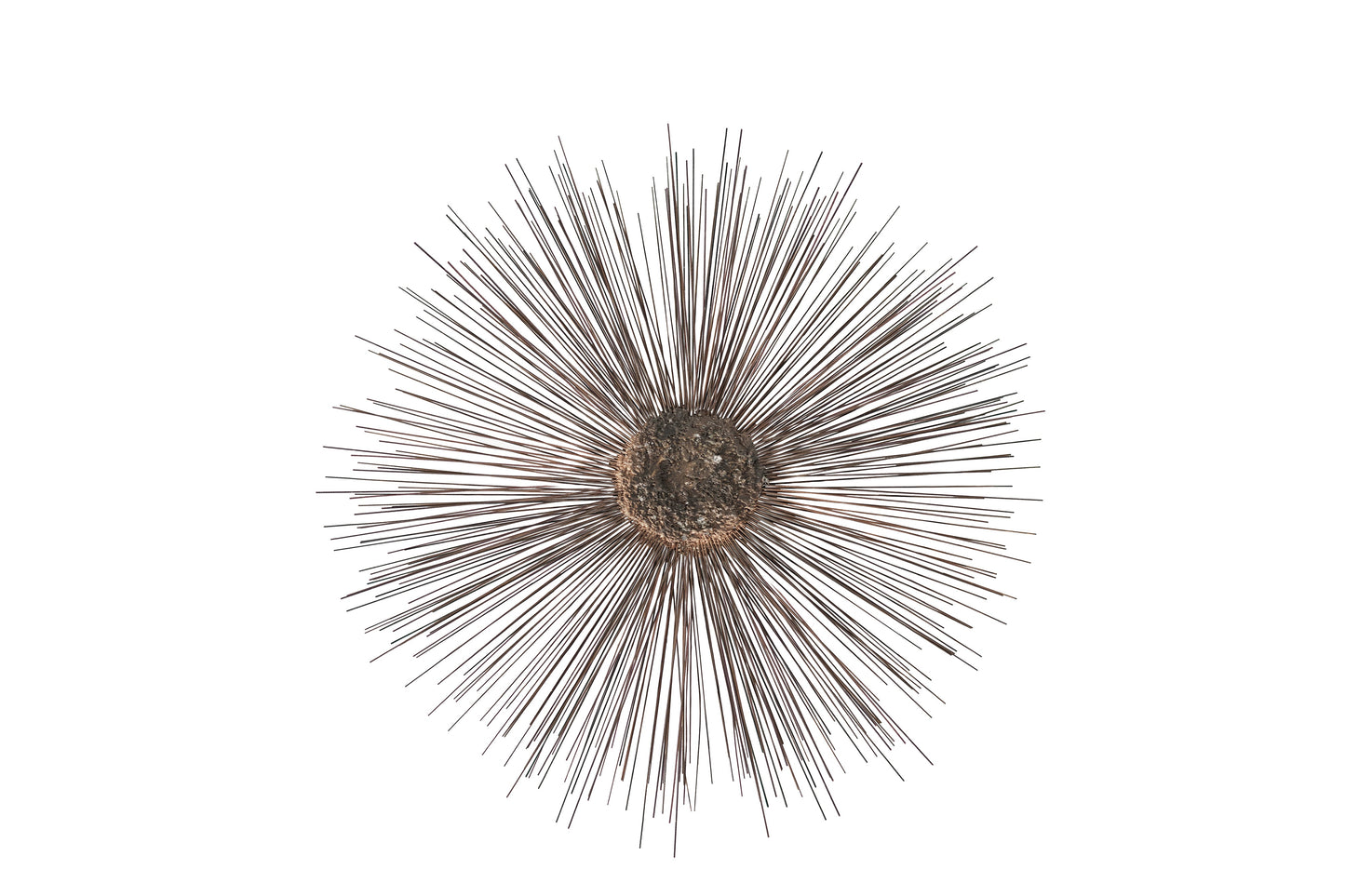 Industrial Metal Alloys Sunburst Wall Sculpture, C. 1970s