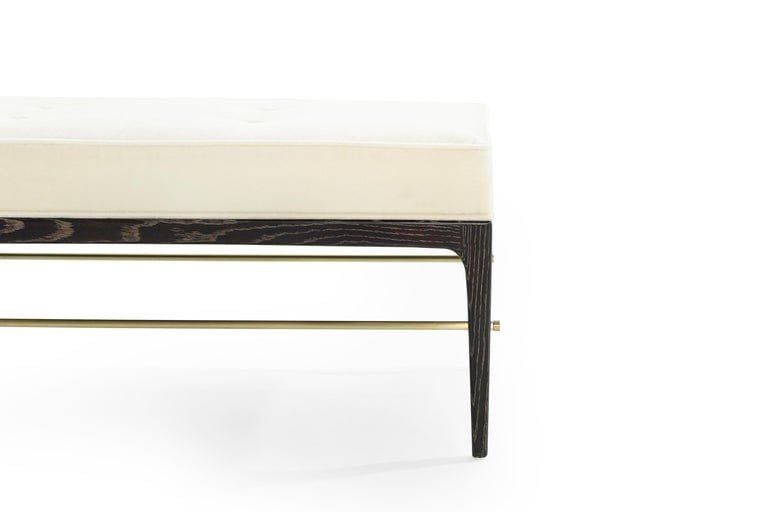 Linear Bench in Black Ceruse Series 48