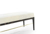 Linear Bench in Black Ceruse Series 48