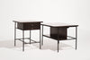 Set of Bronze Frame End Tables by Paul McCobb