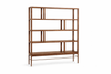 Linear Bookcase in Espresso Walnut