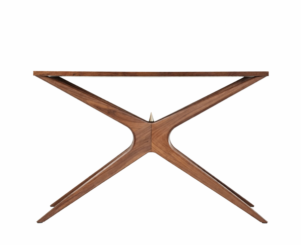 Gazelle Console Table in Natural Walnut Series 48