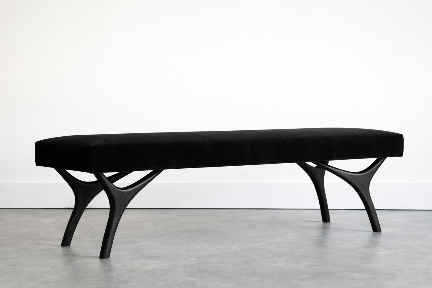 Crescent Bench Series 60 in Blackout Oak