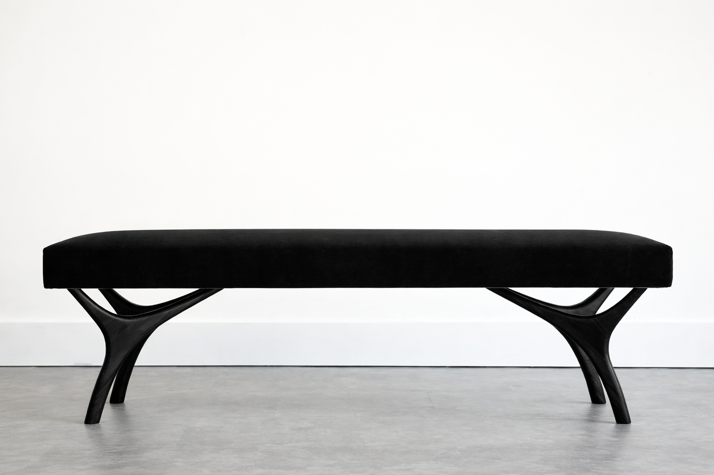 Crescent Bench Series 60 in Blackout Oak