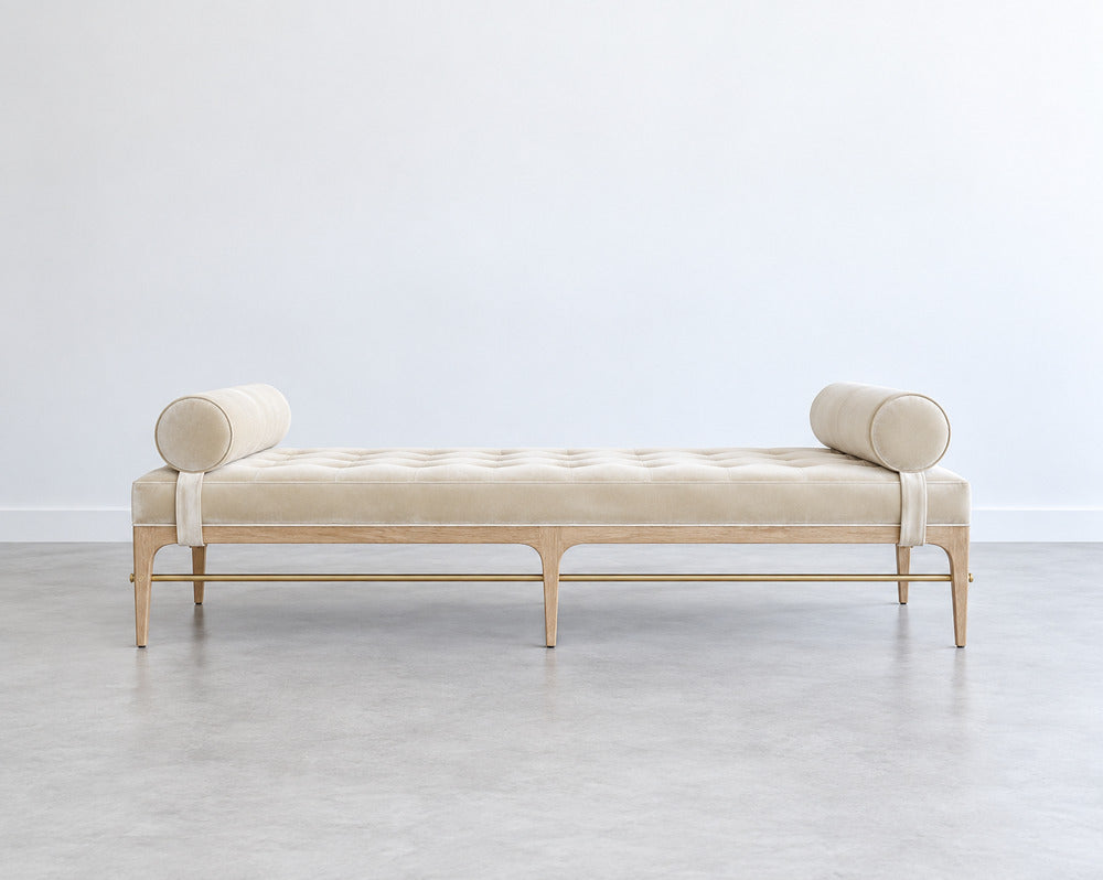 Linear Daybed – Double Bolster in Special Walnut Series 72