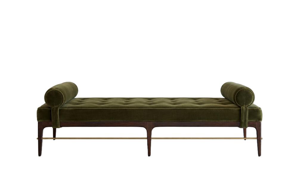 Linear Daybed – Double Bolster in Espresso Walnut Series 72