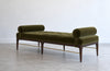 Linear Daybed – Double Bolster in Espresso Walnut Series 72