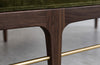 Linear Daybed – Double Bolster in Espresso Walnut Series 72
